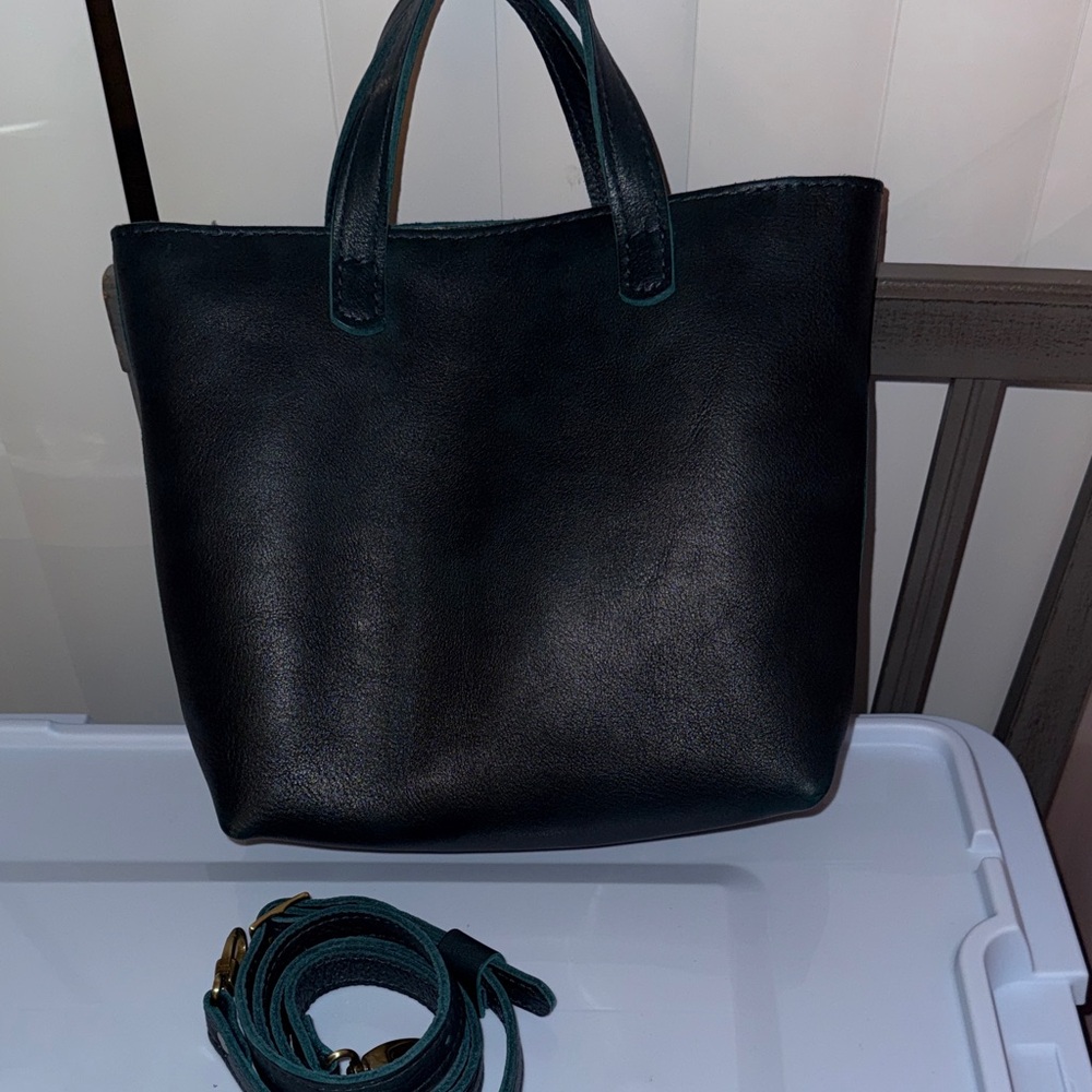 EUCC Portland Leather - mini crossbody tote zipper - Boreal - Picture 2 of 3